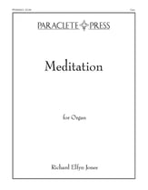 Meditation Organ sheet music cover